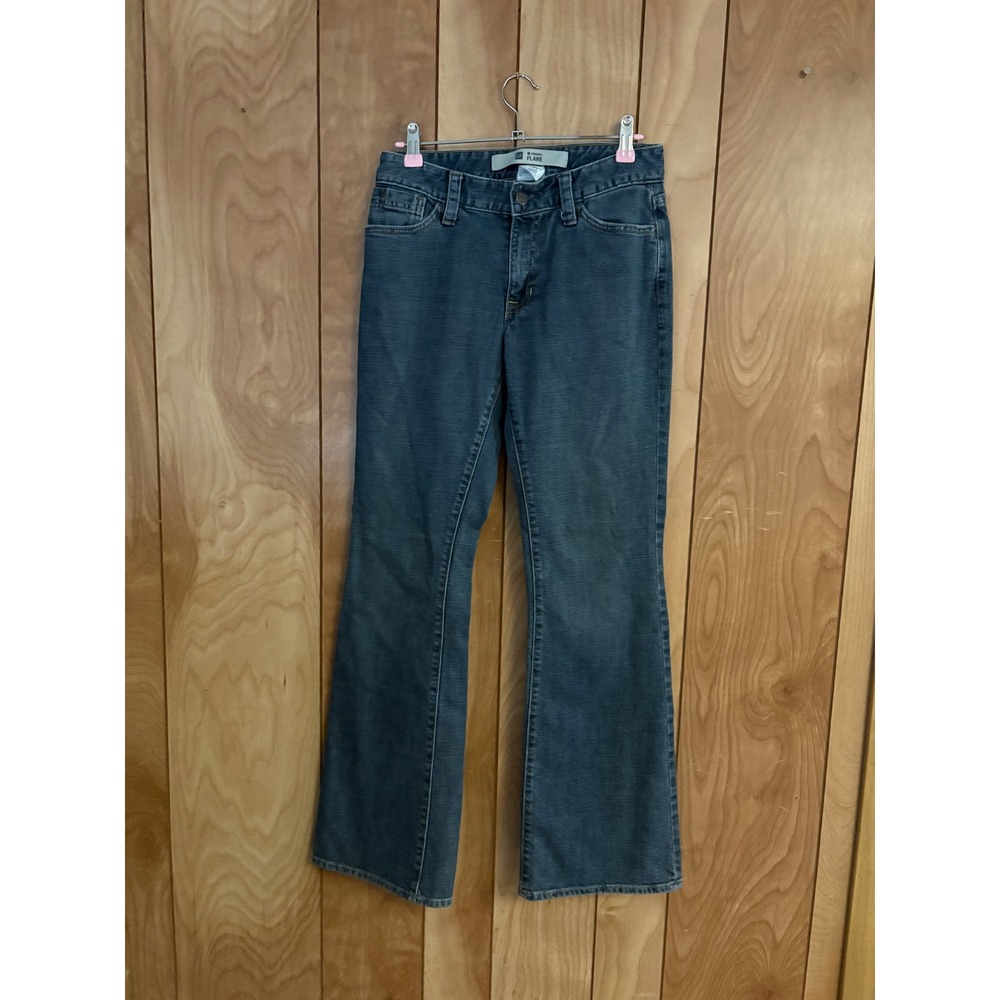 Gap Original Flare Jeans Womens 4R Medium Wash Blue Denim Mid Rise Stretch 31in